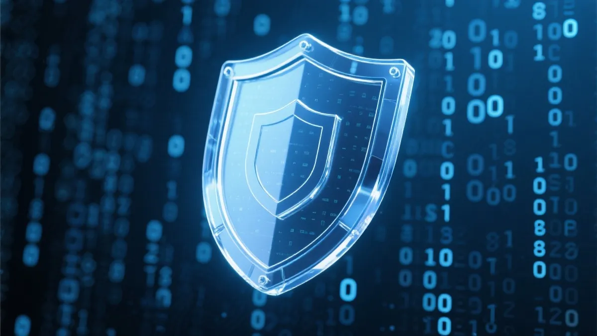 象征数据安全与合规管理的数字盾牌